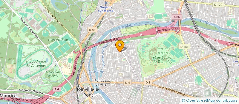 localisation de l'entreprise MADAME ANNIE LEVOY  JOINVILLE-LE-PONT