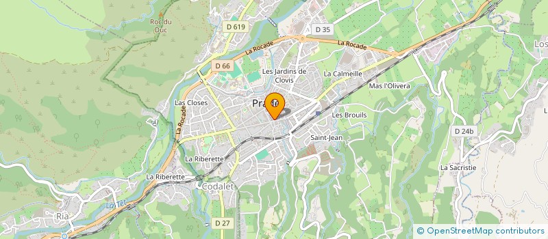 localisation de l'entreprise MADAME ANNIE LEWKOUVITZ à PRADES