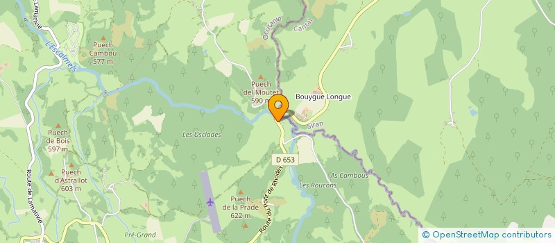 localisation de l'entreprise MADAME ANNIE LEYBROS  SOUSCEYRAC-EN-QUERCY