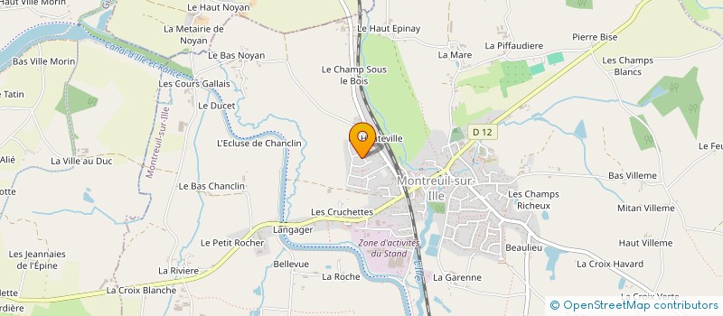 localisation de l'entreprise MADAME ANNIE-LINE MOUCHOUX  MONTREUIL-SUR-ILLE