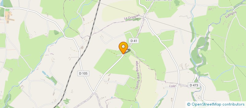 localisation de l'entreprise MADAME ANNIE LISE PROVOST  SARTILLY-BAIE-BOCAGE