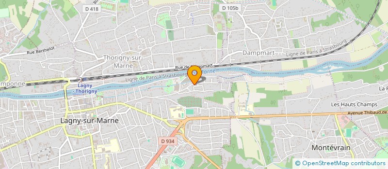 localisation de l'entreprise MADAME ANNIE LOISEAU  LAGNY-SUR-MARNE