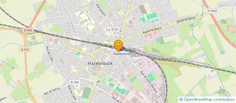 localisation de l'entreprise MADAME ANNIE LOOTGIETER à HAZEBROUCK