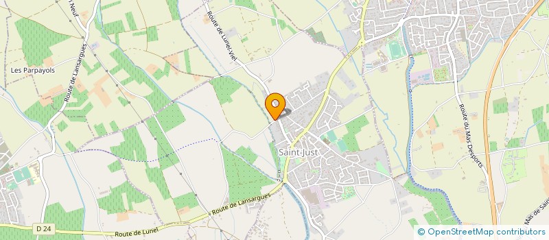 localisation de l'entreprise MADAME ANNIE LOPEZ  SAINT-JUST