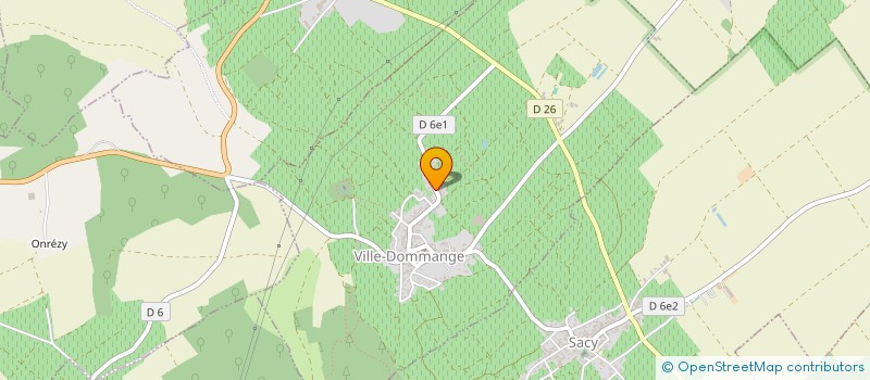 localisation de l'entreprise MADAME ANNIE LOUIS  VILLE-DOMMANGE