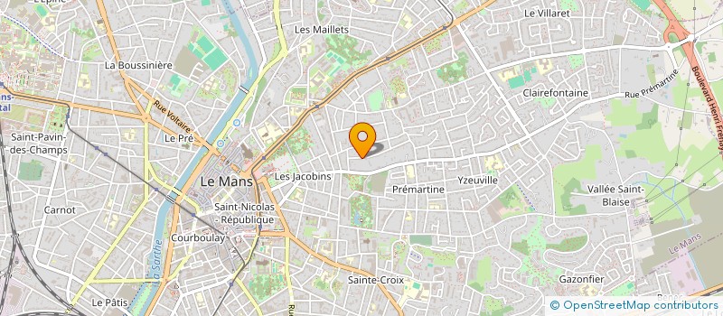 localisation de l'entreprise MADAME ANNIE LOUVET à LE MANS