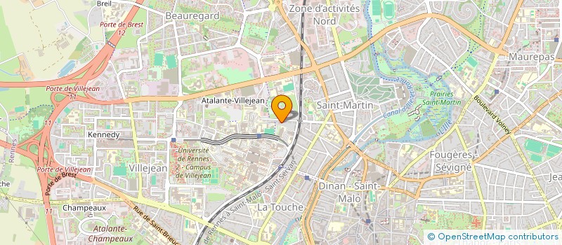 localisation de l'entreprise MADAME ANNIE LOYER  RENNES