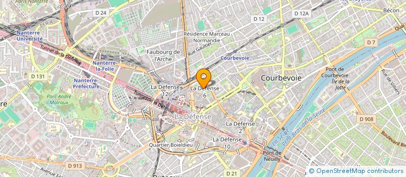 localisation de l'entreprise MADAME ANNIE LUCEK à COURBEVOIE