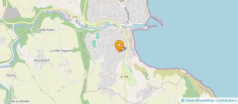 localisation de l'entreprise MADAME ANNIE-LUCIENNE PRIGENT à BINIC-ETABLES-SUR-MER