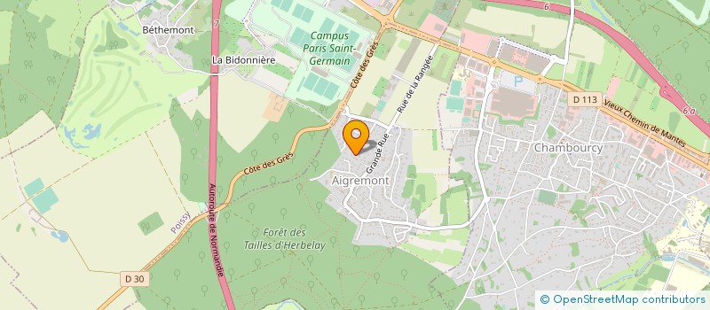 localisation de l'entreprise MADAME ANNIE LUGIEN  AIGREMONT