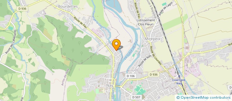 localisation de l'entreprise MADAME ANNIE LURDOS  LESTELLE-BETHARRAM