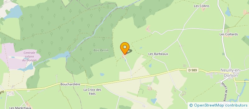 localisation de l'entreprise MADAME ANNIE MALBRUNOT  NEUILLY-EN-DONJON