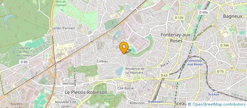 localisation de l'entreprise MADAME ANNIE MALEVERGNE à LE PLESSIS-ROBINSON
