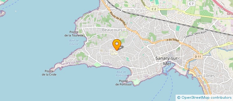 localisation de l'entreprise MADAME ANNIE MALLIER à SANARY-SUR-MER