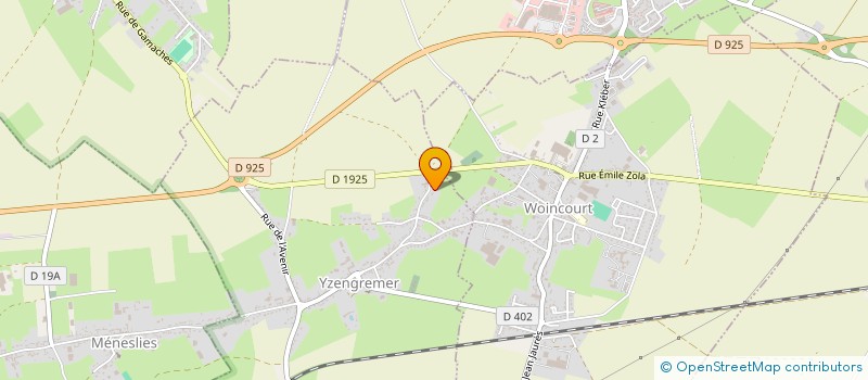 localisation de l'entreprise MADAME ANNIE MALOIGNE  YZENGREMER