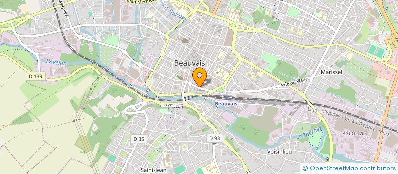 localisation de l'entreprise MADAME ANNIE MALOT  BEAUVAIS