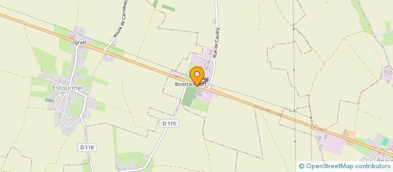 localisation de l'entreprise MADAME ANNIE MALRAUX  CARNIERES