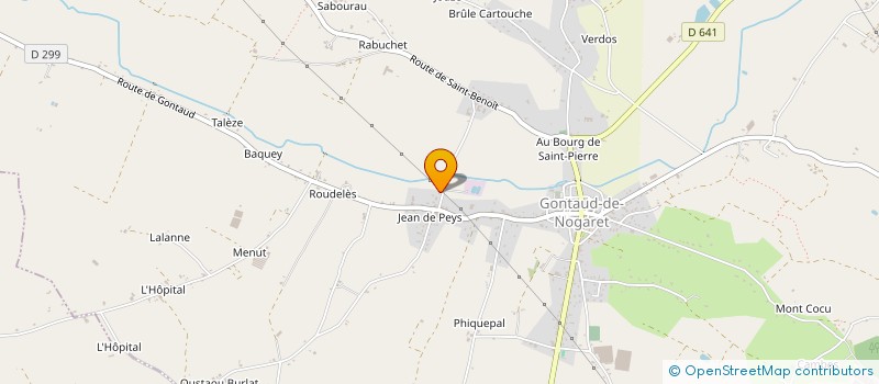 localisation de l'entreprise MADAME ANNIE MARDON  GONTAUD-DE-NOGARET