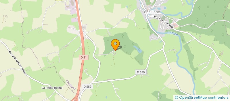 localisation de l'entreprise MADAME ANNIE MAREAU  CHAILLAND