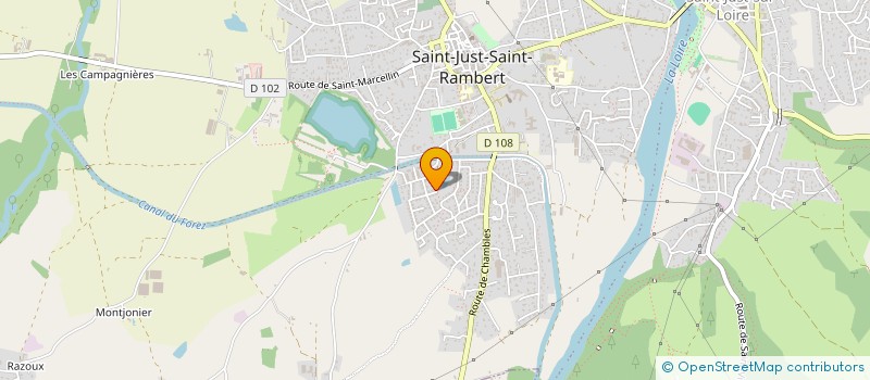 localisation de l'entreprise MADAME ANNIE MARIE  SAINT-JUST-SAINT-RAMBERT