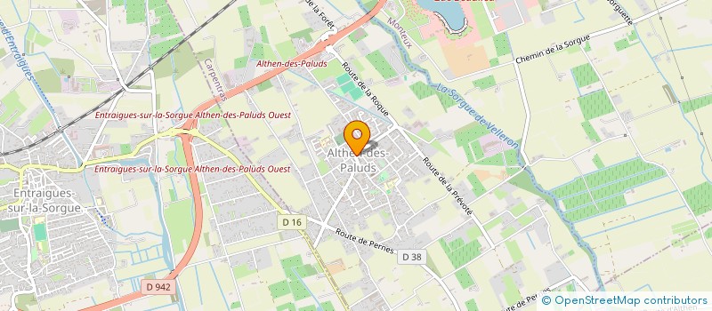 localisation de l'entreprise MADAME ANNIE-MARIE CORDA  ENTRAIGUES-SUR-LA-SORGUE