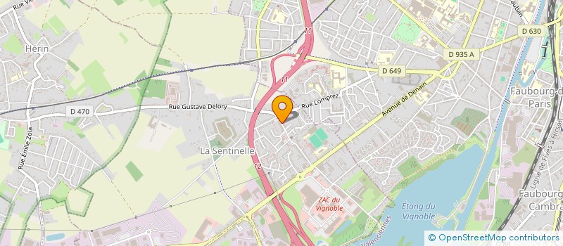 localisation de l'entreprise MADAME ANNIE MAROUSEZ  LA SENTINELLE