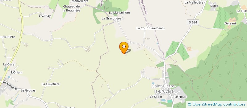 localisation de l'entreprise MADAME ANNIE MARTIN à SAINT-PIERRE-LA-BRUYERE