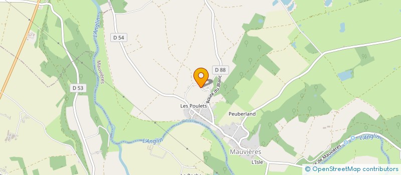 localisation de l'entreprise MADAME ANNIE MARTIN à CHALAIS