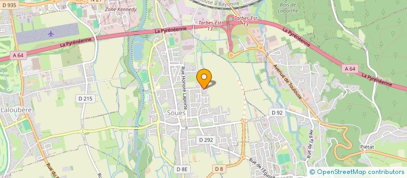 localisation de l'entreprise MADAME ANNIE MARTIN  SOUES