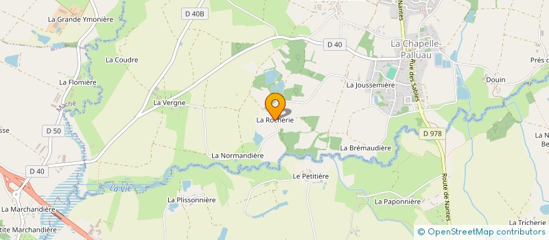 localisation de l'entreprise MADAME ANNIE MARTINEAU  LA CHAPELLE-PALLUAU