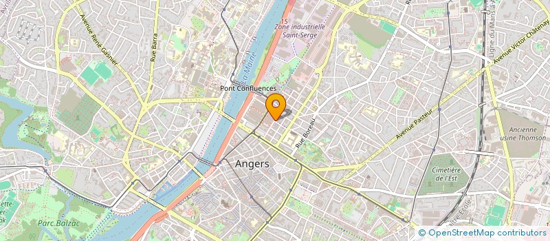 localisation de l'entreprise MADAME ANNIE MARTINEAU à ANGERS