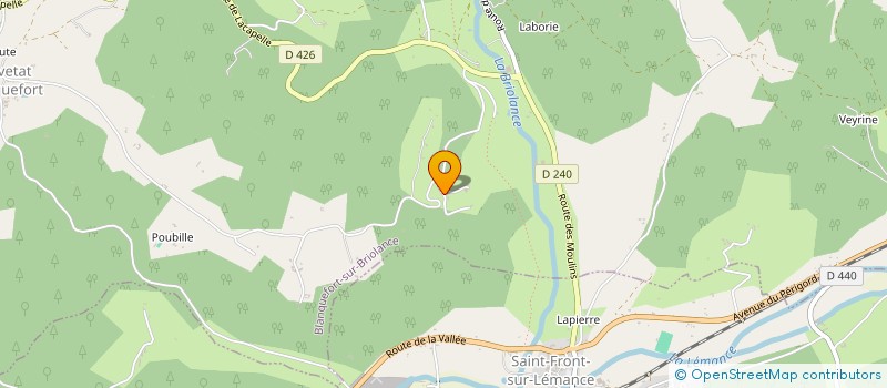 localisation de l'entreprise MADAME ANNIE MARTY  BLANQUEFORT SUR BRIOLANCE