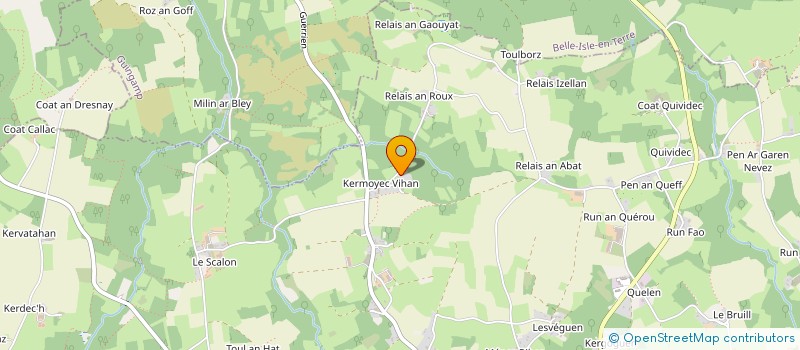 localisation de l'entreprise MADAME ANNIE MAUDEMAIN  PLOUGONVER