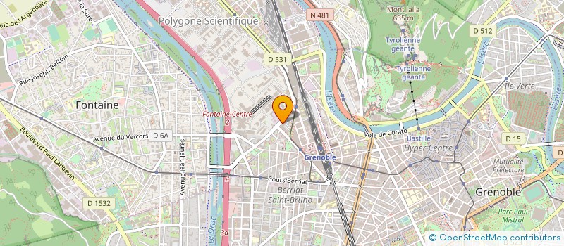 localisation de l'entreprise MADAME ANNIE MAURIN à GRENOBLE