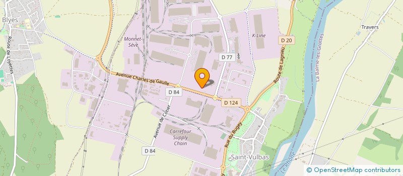 localisation de l'entreprise MADAME ANNIE MAZUIR  LAGNIEU