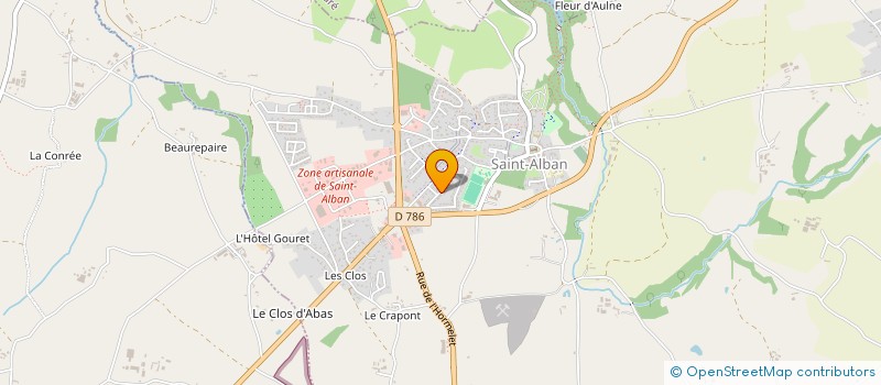 localisation de l'entreprise MADAME ANNIE MEHEUST à SAINT-ALBAN