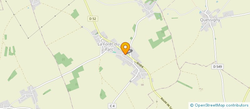 localisation de l'entreprise MADAME ANNIE MELEARD  MOUSSEAUX-NEUVILLE