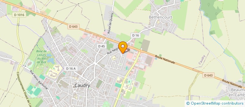 localisation de l'entreprise MADAME ANNIE MELY  CAUDRY