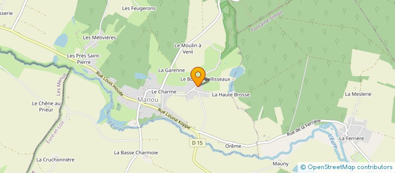 localisation de l'entreprise MADAME ANNIE MENAGER à MANOU