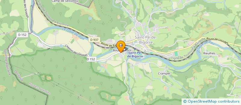 localisation de l'entreprise MADAME ANNIE MENGELLE  SAINT-PE-DE-BIGORRE