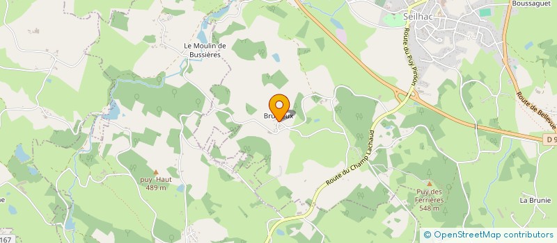 localisation de l'entreprise MADAME ANNIE MERPILLAT  SAINT-SALVADOUR