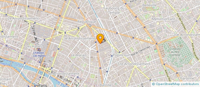 localisation de l'entreprise MADAME ANNIE METZGER  PARIS