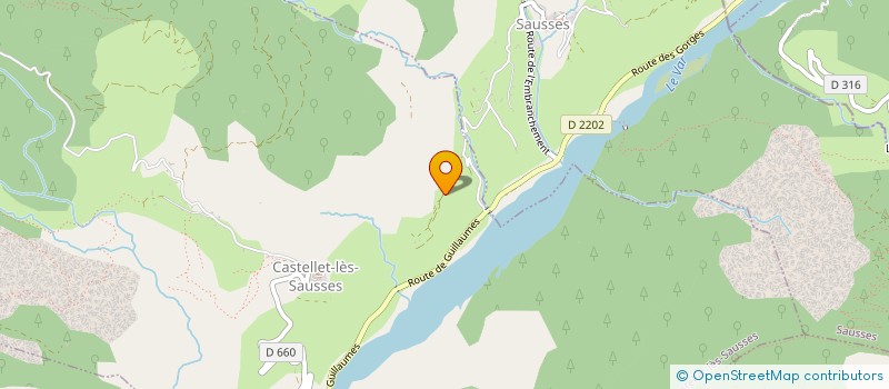 localisation de l'entreprise MADAME ANNIE MEUNIER  CASTELLET-LES-SAUSSES