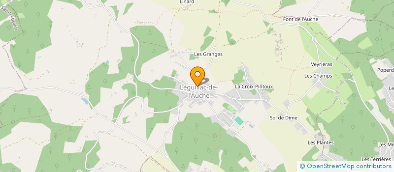 localisation de l'entreprise MADAME ANNIE MEYNIEL  LEGUILLAC-DE-L'AUCHE