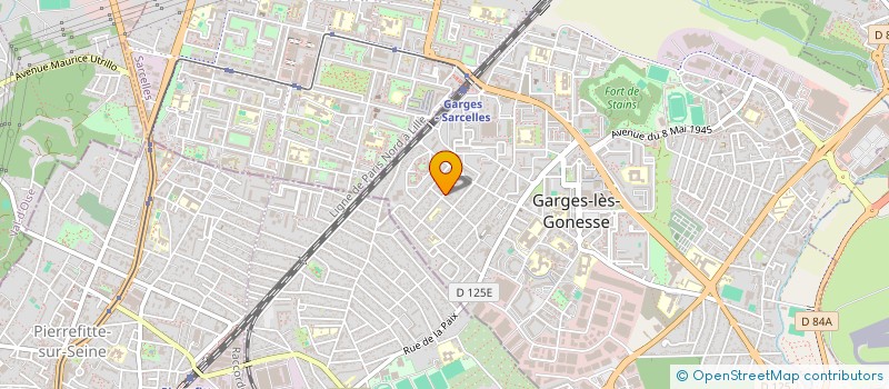 localisation de l'entreprise MADAME ANNIE MICHAUX  GARGES-LES-GONESSE