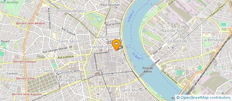 localisation de l'entreprise MADAME ANNIE MICHEL  BORDEAUX