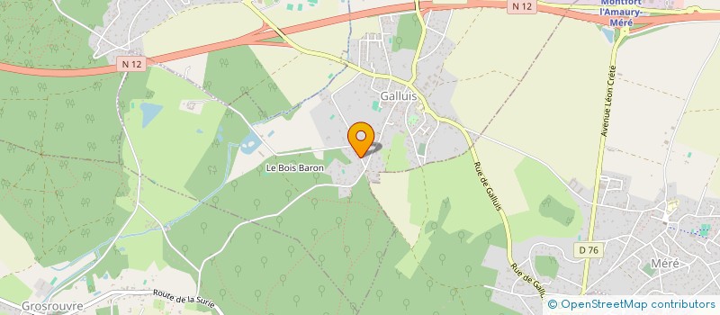 localisation de l'entreprise MADAME ANNIE MICHELE LAURENT  GALLUIS