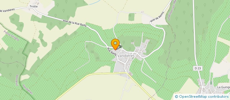 localisation de l'entreprise MADAME ANNIE MIMIN  VANDIERES