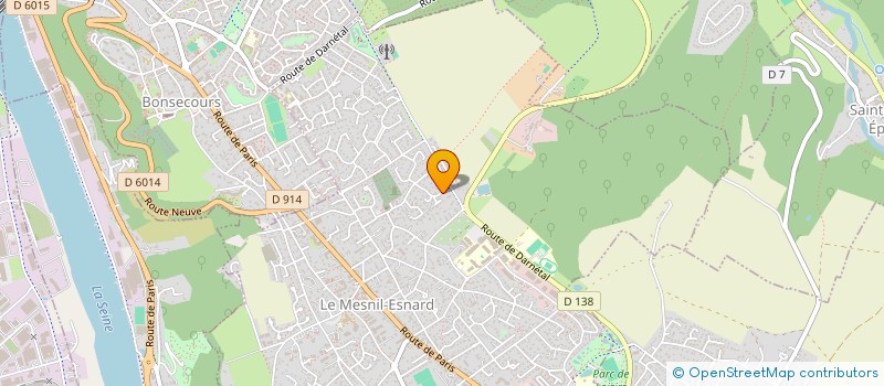 localisation de l'entreprise MADAME ANNIE MIRAUX  LE MESNIL-ESNARD