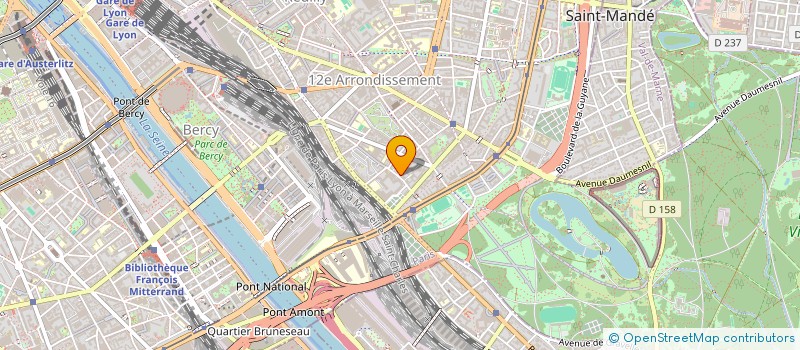 localisation de l'entreprise MADAME ANNIE MOINE  PARIS